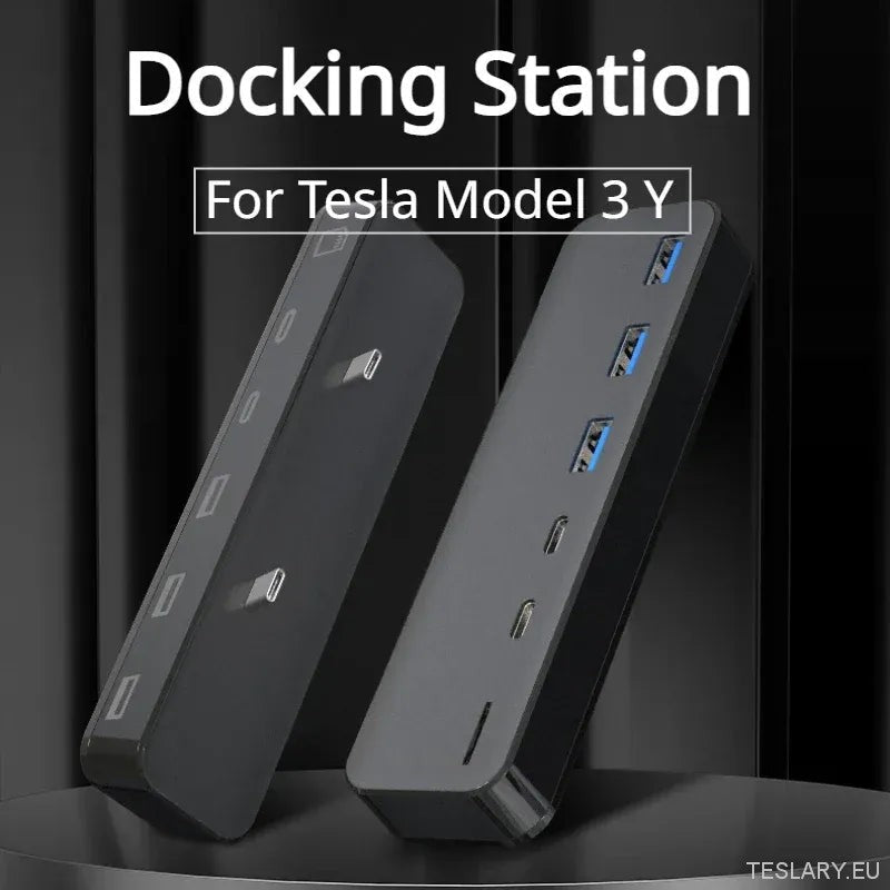 Tesla Model 3/Y USB Hub & Charger Dock - TESLARY Tesla Shop Accessories Europe Nederlands Dublin Cork Ireland Deutschland Espana Alicante France Italia