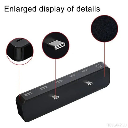 Tesla Model 3/Y USB Hub & Charger Dock - TESLARY Tesla Shop Accessories Europe Nederlands Dublin Cork Ireland Deutschland Espana Alicante France Italia