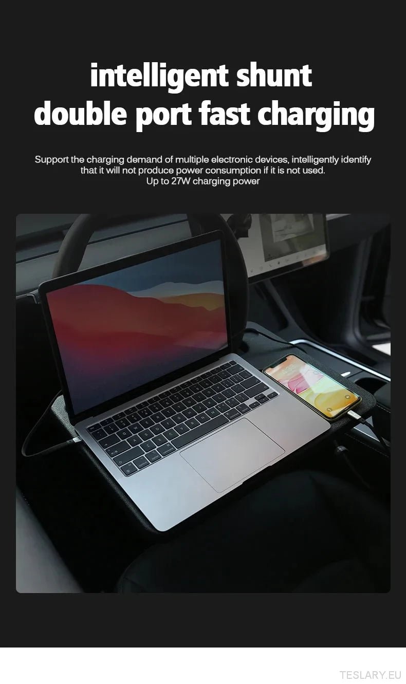 Tesla Model 3/Y USB Hub & Charger Dock - TESLARY Tesla Shop Accessories Europe Nederlands Dublin Cork Ireland Deutschland Espana Alicante France Italia