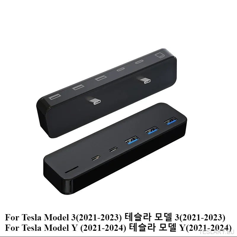 Tesla Model 3/Y USB Hub & Charger Dock - TESLARY Tesla Shop Accessories Europe Nederlands Dublin Cork Ireland Deutschland Espana Alicante France Italia