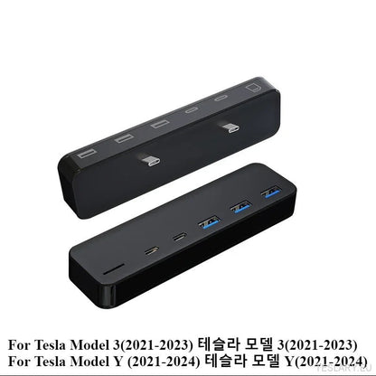 Tesla Model 3/Y USB Hub & Charger Dock - TESLARY Tesla Shop Accessories Europe Nederlands Dublin Cork Ireland Deutschland Espana Alicante France Italia