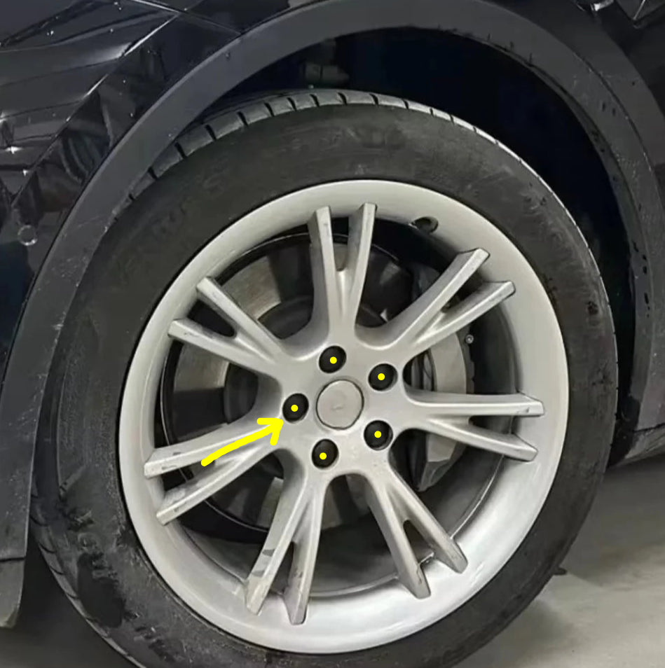 Tesla Model Y 19" Gemini hlífðarfelguhlífar (silfurlitaðar)