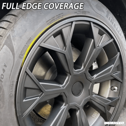 TESLA MODEL Y 19" UNIQUE S4 FULL COVER WHEEL HUBS - TESLARY Tesla Shop Accessories Europe Nederlands Dublin Cork Ireland Deutschland Espana Alicante France Italia