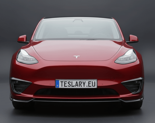 Tesla Model Y Front Fog Light Wind Splitter in Matte Black , Gloss Black Carbon , Matte Black Carbon & Gloss Black - TESLARY Tesla Shop Accessories Europe Nederlands Dublin Cork Ireland Deutschland Espana Alicante France Italia