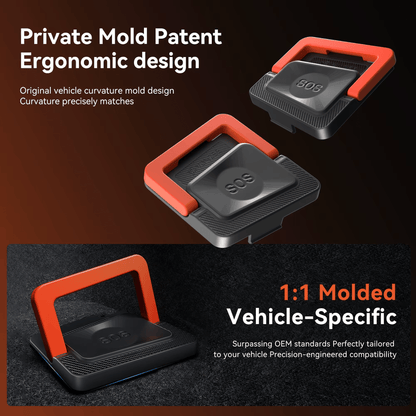 Tesla Model Y Juniper / Model 3 Highland - Rear Door Emergency Handle - Mechanical Unlock for Switch Pull Rope - TESLARY Tesla Shop Accessories Europe Nederlands Dublin Cork Ireland Deutschland Espana Alicante France Italia