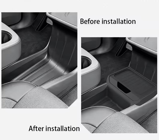 Tesla Model Y Juniper ( RWD Standard Only ) Center Console Lower Organizer Tray - TESLARY Tesla Shop Accessories Europe Nederlands Dublin Cork Ireland Deutschland Espana Alicante France Italia