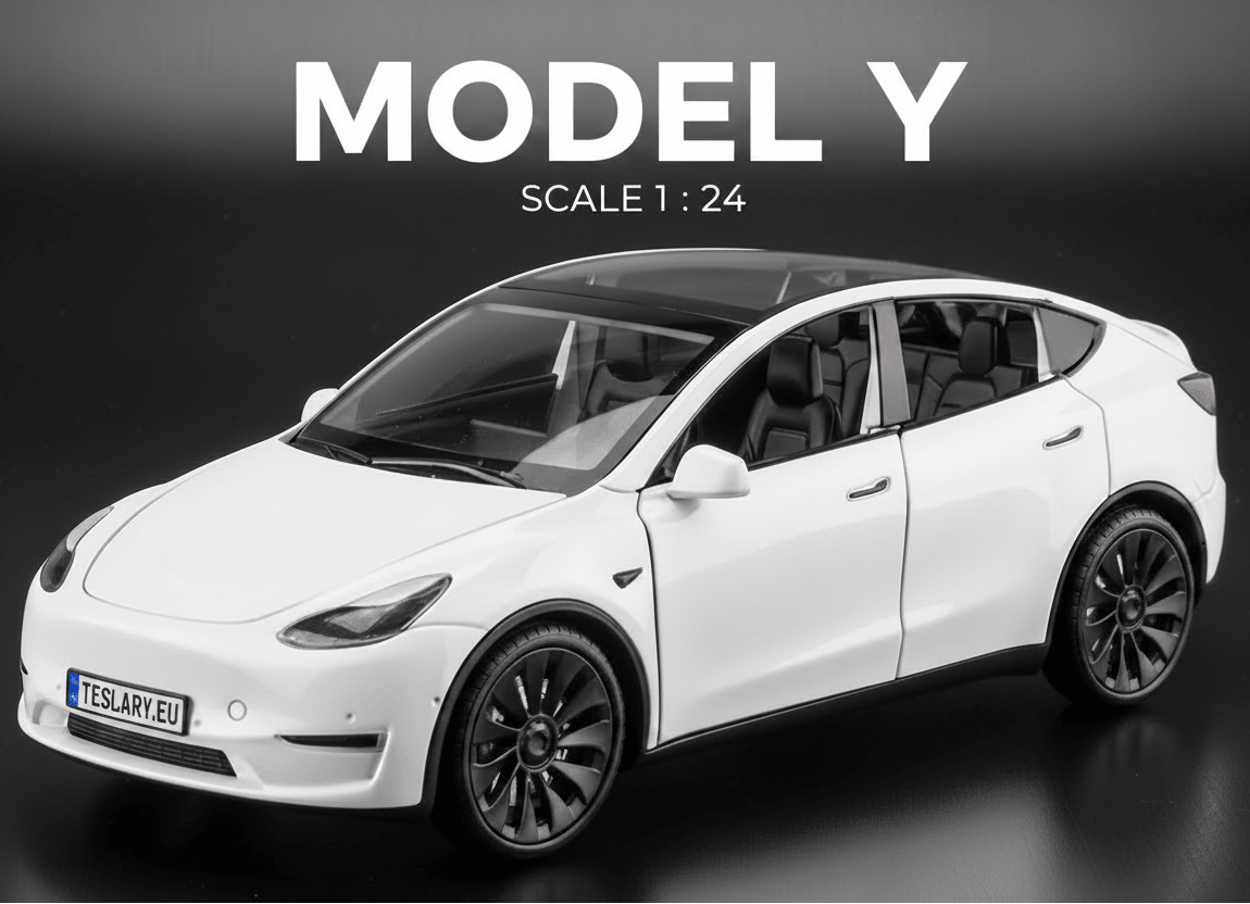 Tesla Model Y Model Car 1:24 Unofficial Version - TESLARY Tesla Shop Accessories Europe Nederlands Dublin Cork Ireland Deutschland Espana Alicante France Italia