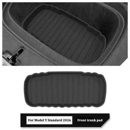 TESLA MODEL Y STANDARD FRUNK TRUNK MATS - TESLARY Buy Tesla Shop Accessories Europe Nederlands Dublin Cork Ireland Deutschland Espana Iceland Finland France Italia