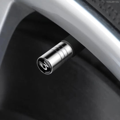 Въздушни клапани Tesla Tire с модел 3 или модел Y лого