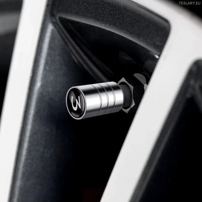 Въздушни клапани Tesla Tire с модел 3 или модел Y лого