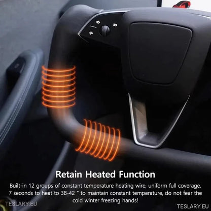 Tesla Yoke Style Steering Wheel for Model 3 Highland - TESLARY Tesla Shop Accessories Europe Nederlands Dublin Cork Ireland Deutschland Espana Alicante France Italia