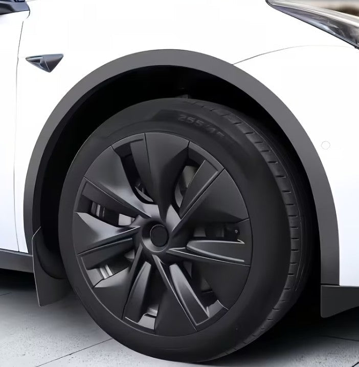 Teslary Twister Style Model Y Wheel Covers 19-inch Full Edge Protection Gloss Black 2022-2025 - TESLARY Buy Tesla Shop Accessories Europe Nederlands Dublin Cork Ireland Deutschland Espana Iceland Finland France Italia