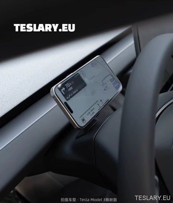 Tita Magnetic Phone Mount for Tesla Model 3 , Y and 3+ Highland - TESLARY Tesla Shop Accessories Europe Nederlands Dublin Cork Ireland Deutschland Espana Alicante France Italia