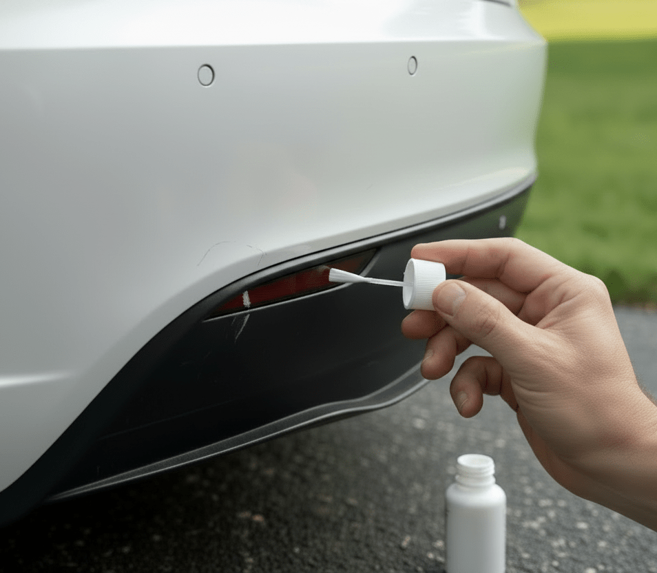 TOUCH UP PAINT FOR BUMPERS , PLASTICS AND WHEEL COVERS - TESLARY Tesla Shop Accessories Europe Nederlands Dublin Cork Ireland Deutschland Espana Alicante France Italia