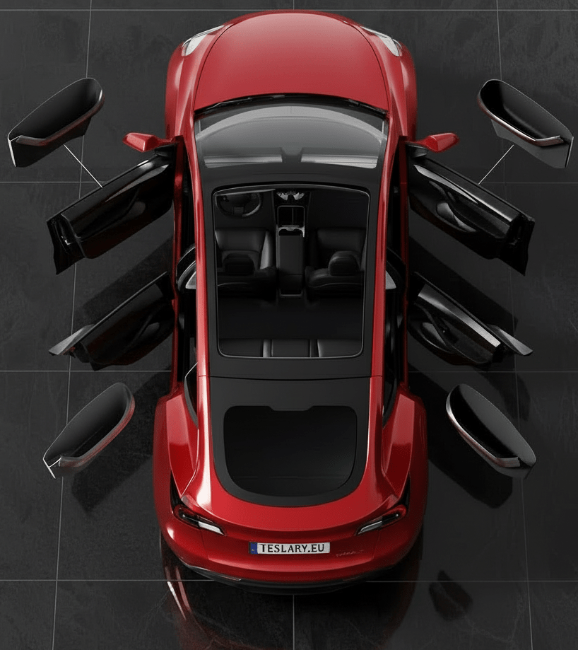 TPE Protective Door Pocke Inserts for your Tesla Model Y 2022 - 2024 or Tesla Model 3+ Highland - TESLARY Tesla Shop Accessories Europe Nederlands Dublin Cork Ireland Deutschland Espana Alicante France Italia