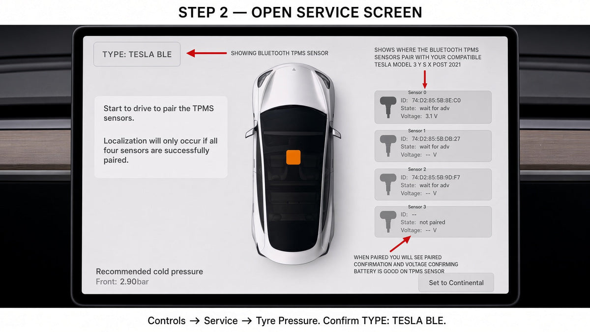 Tyre Pressure TPMS Sensors for Tesla Models 3 Y S X 2021 to 2026 , BUY 3 AND GET 1 FREE - TESLARY Buy Tesla Shop Accessories Europe Nederlands Dublin Cork Ireland Deutschland Espana Iceland Finland France Italia