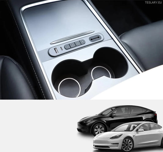 Hub d'extension USB avec commandes de bouton physiques pour le modèle Tesla 3/Y