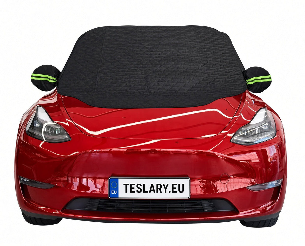 Windshield Snow & Weather Cover for your Tesla Model 3 or Tesla Model Y also Suitable for BYD , MG4 and VW ID4 - TESLARY Buy Tesla Shop Accessories Europe Nederlands Dublin Cork Ireland Deutschland Espana Iceland Finland France Italia