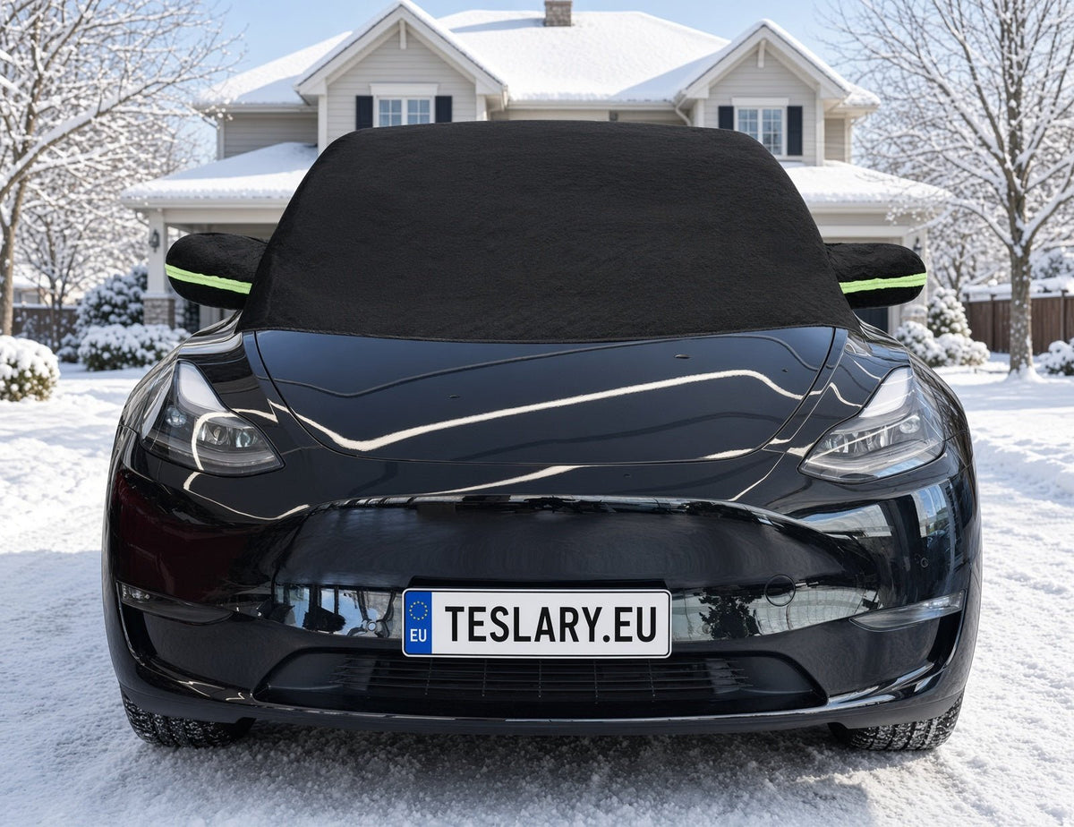 Windshield Snow & Weather Cover for your Tesla Model 3 or Tesla Model Y also Suitable for BYD , MG4 and VW ID4 - TESLARY Buy Tesla Shop Accessories Europe Nederlands Dublin Cork Ireland Deutschland Espana Iceland Finland France Italia